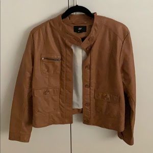 Faux Leather Jacket. In mint condition